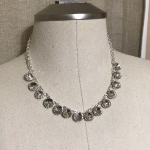 New silver diamond necklace